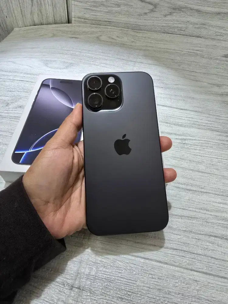 IPHONE 16 PROMAX 256GB BLACK RESMI