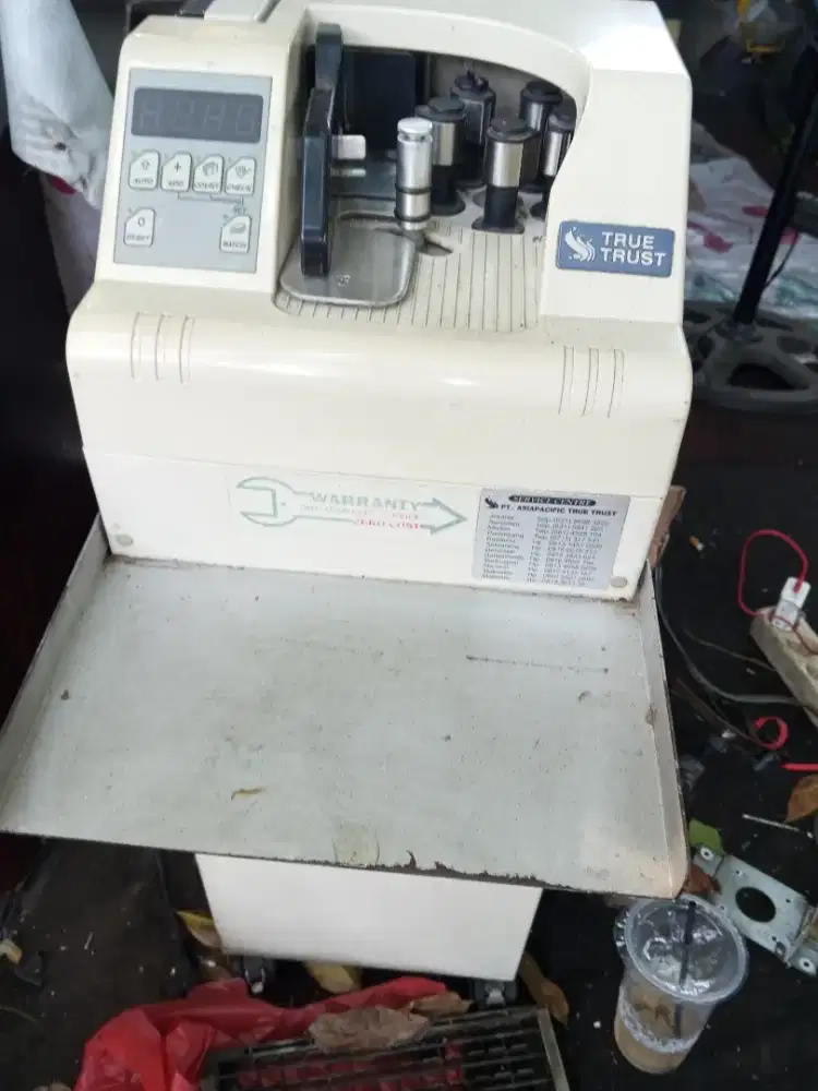 Mesin hitung uang True Trust hidup untest akurasi Rp.1.750.000