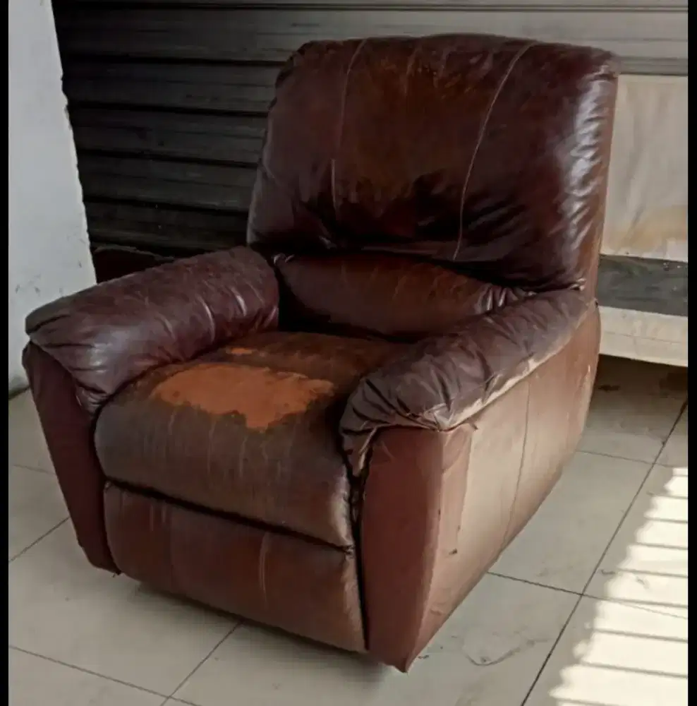 Sofa kulit cheers single seater by informa