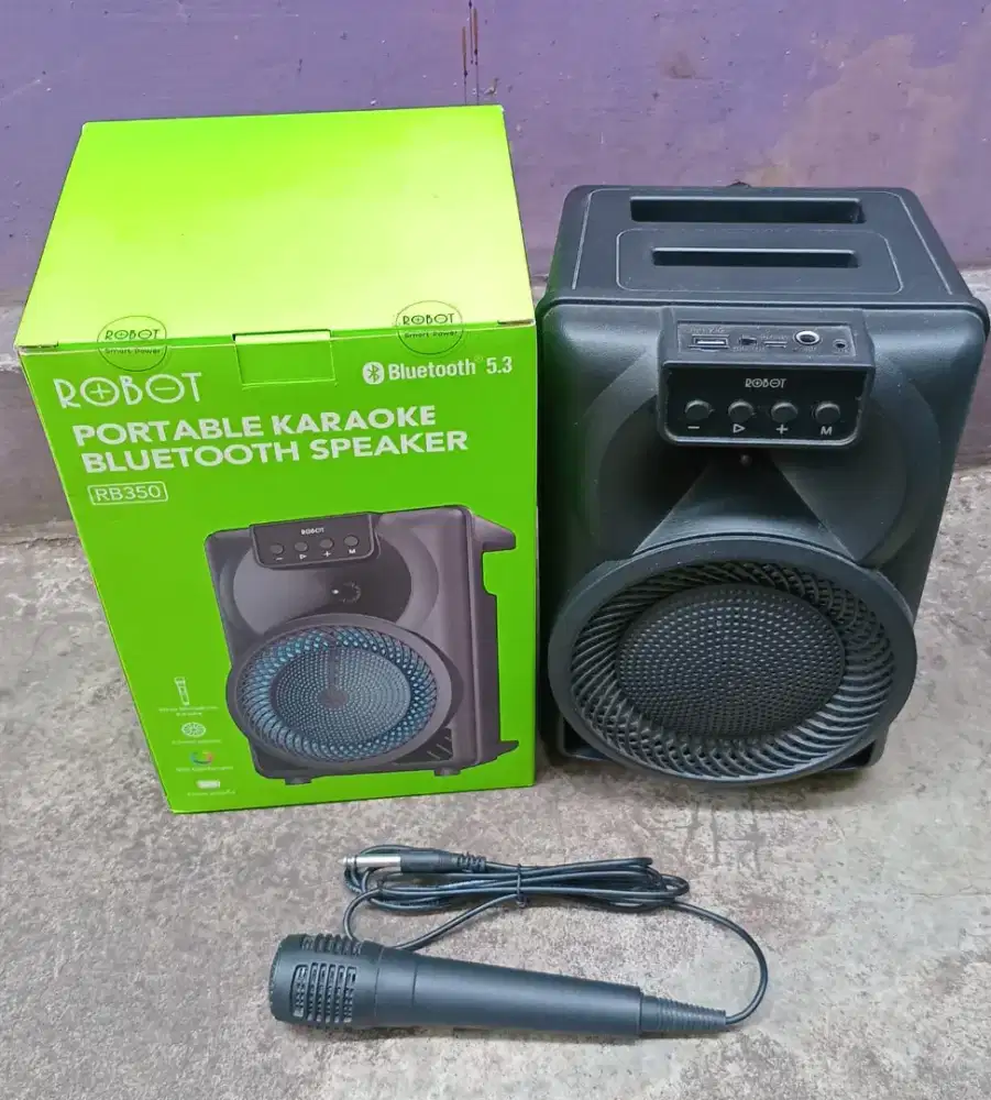 Speaker Karaoke Bluetooth Robot