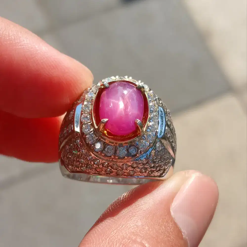 Natural Star Ruby Burma No Heated 5.42 crt