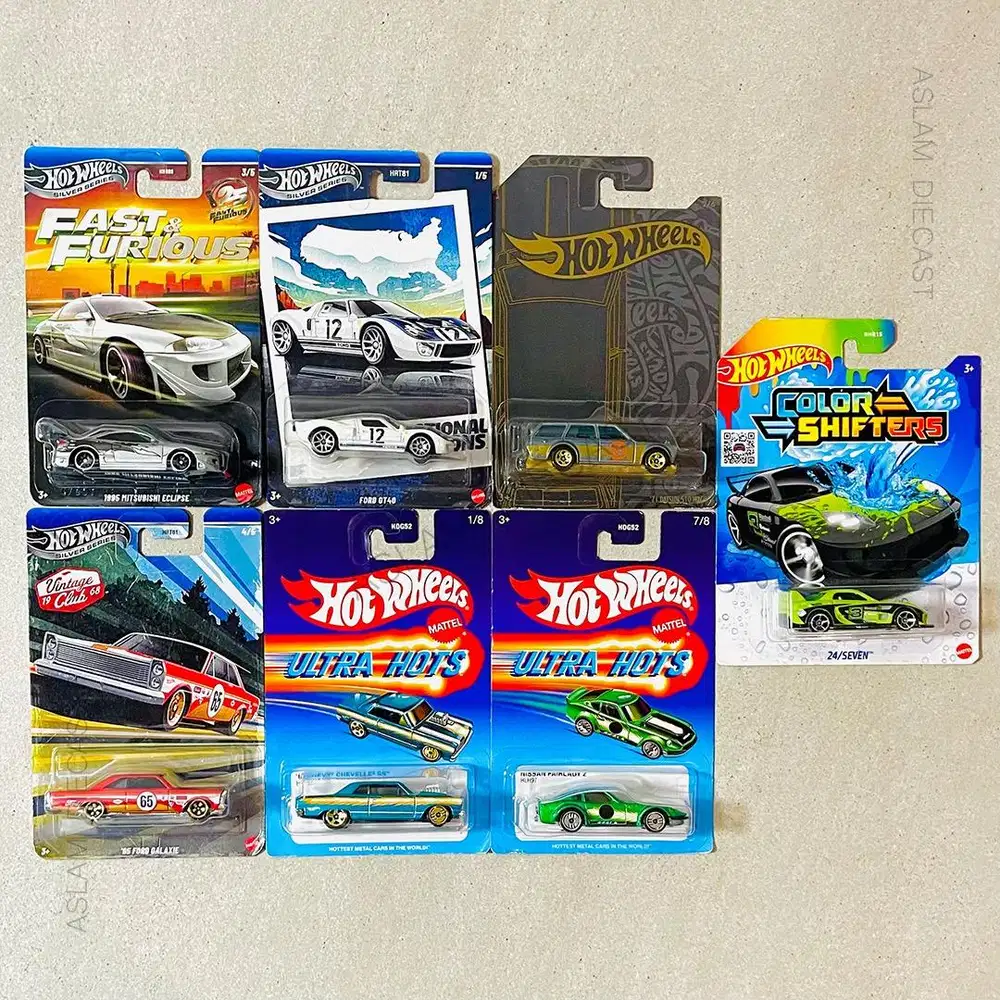 Hot Wheels Silver Series Take All 7pc Diecast Hobi Koleksi hotwheels