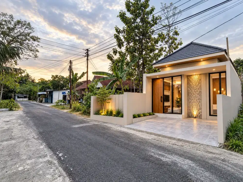 Rumah Limasan Modern Semi Furnished harga super ekonomis, selangkah ke MAPOLDA DIY
