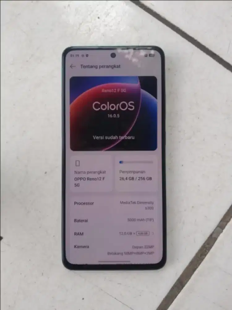 Oppo Reno 12f 5g ram 12/256 Nfc