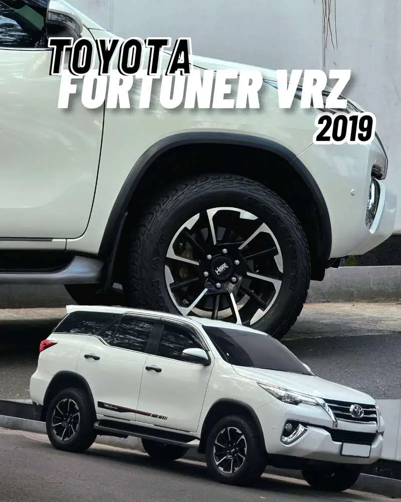 Toyota Fortuner VRZ 2019 PUTIH Kondisi Sangat PRIMA Siap PAKAI