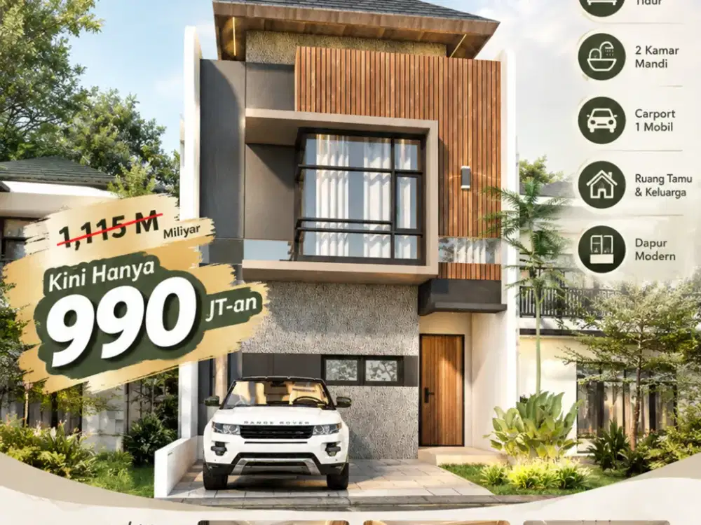 Elevia Homes Mandalajati Rumah 3KT 900 Jt