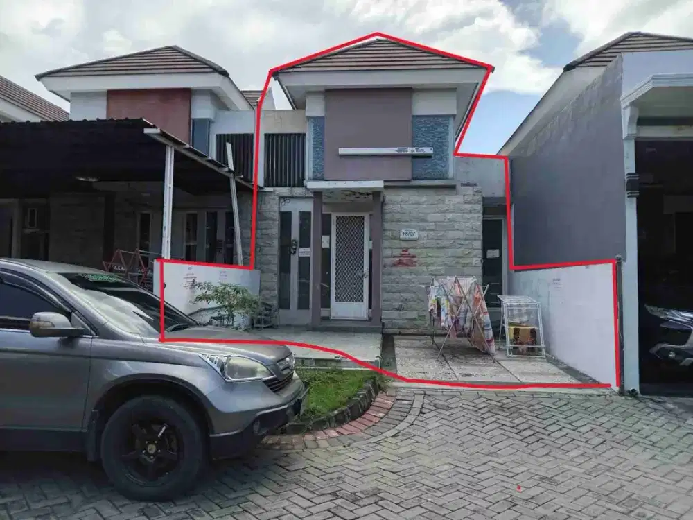 rumah lelang 2 laintai safira garden sidoarjo