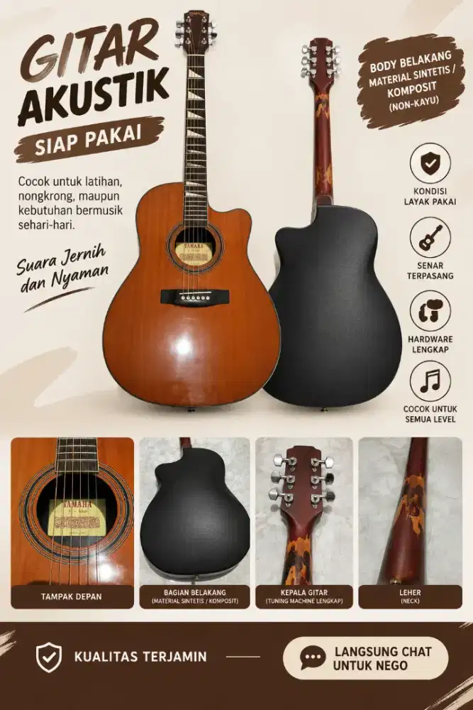 Gitar akustik custome