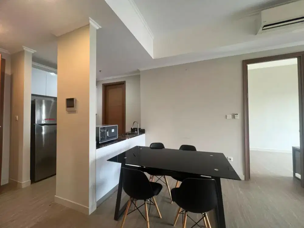 Disewakan 2BR Condominium Taman Anggrek Residences Modern Contemporary Interior full furnished Dekat Central Park & Mall Taman Anggrek