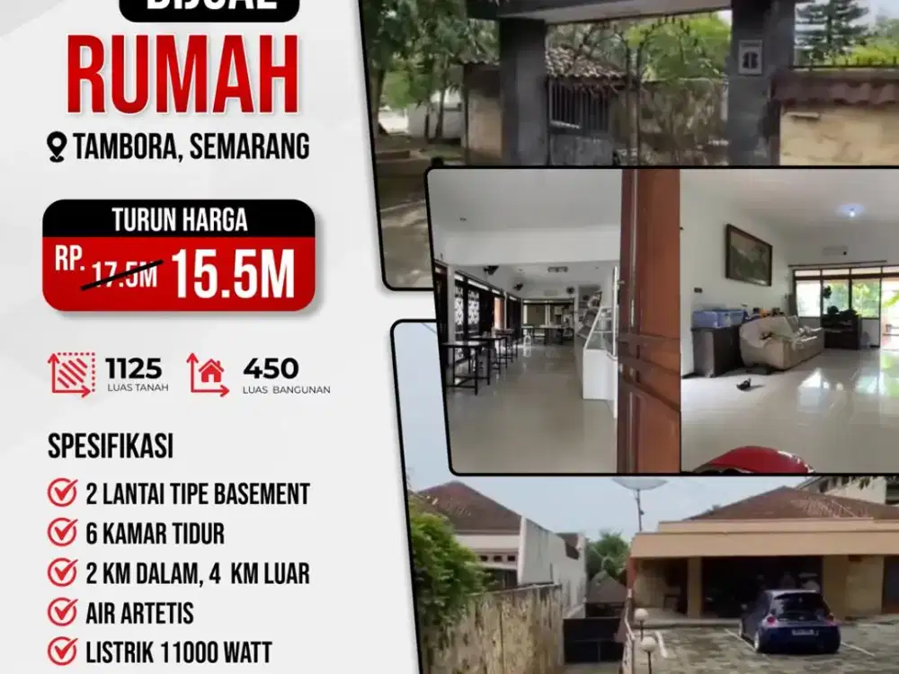 Rumah di Tambora cocok untuk keluarga besar