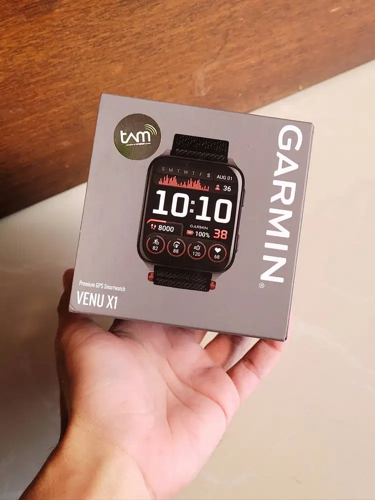 GARMIN VENU X1 Titanium Sapphire Display Brand New Garansi Resmi Baru