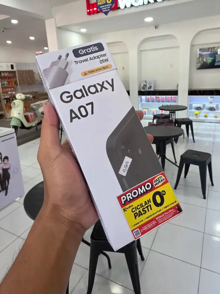 SAMSUNG A07 DISKON 300K DAN GRATIS PELINDUNG LAYAR