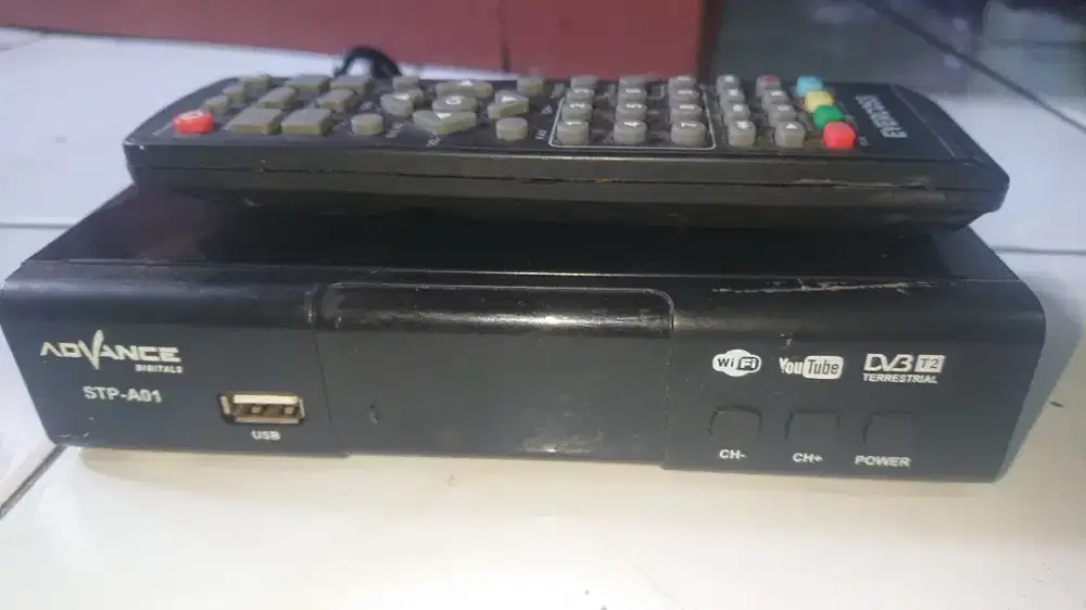 STB DVBT2 ADVANCE STP-A01 BEKAS NORMAL