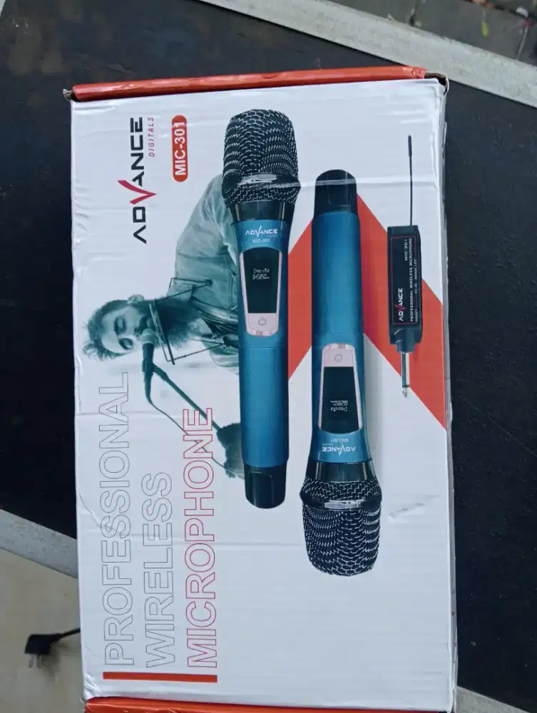 Mic wireless advance mic-301