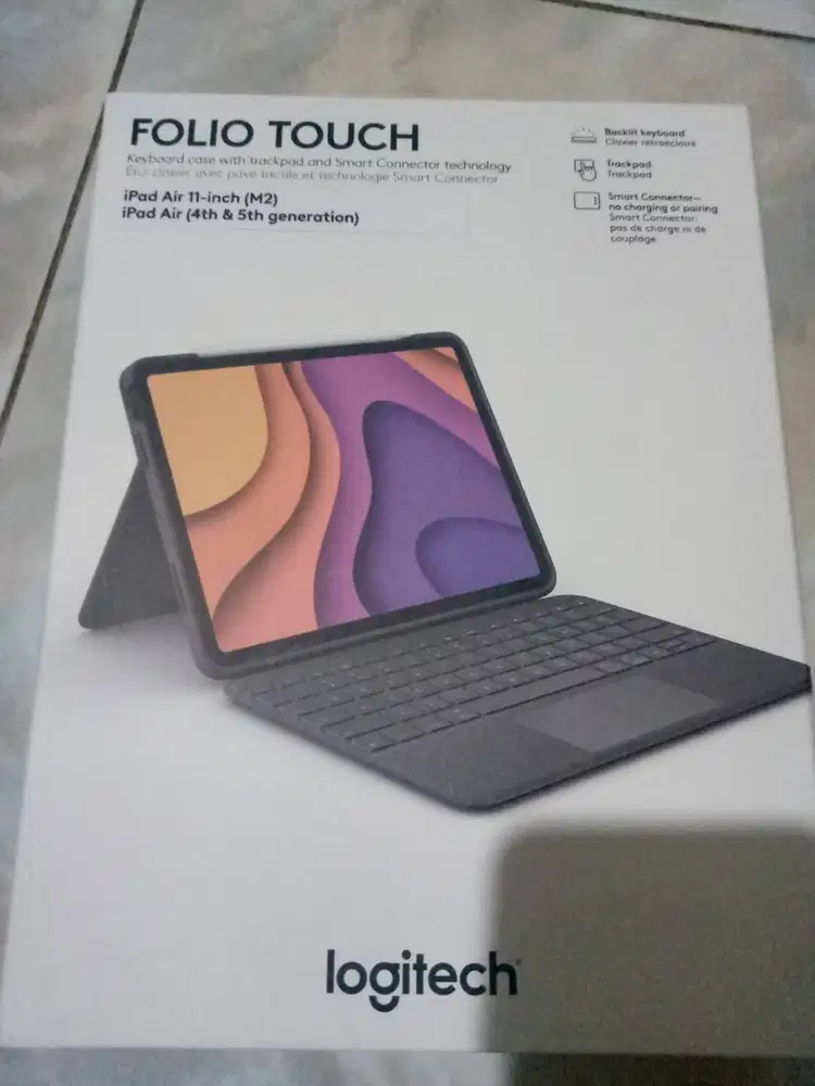 Jual casing logitech folio touch ipad air (4th&5th gen)/11inch/m2