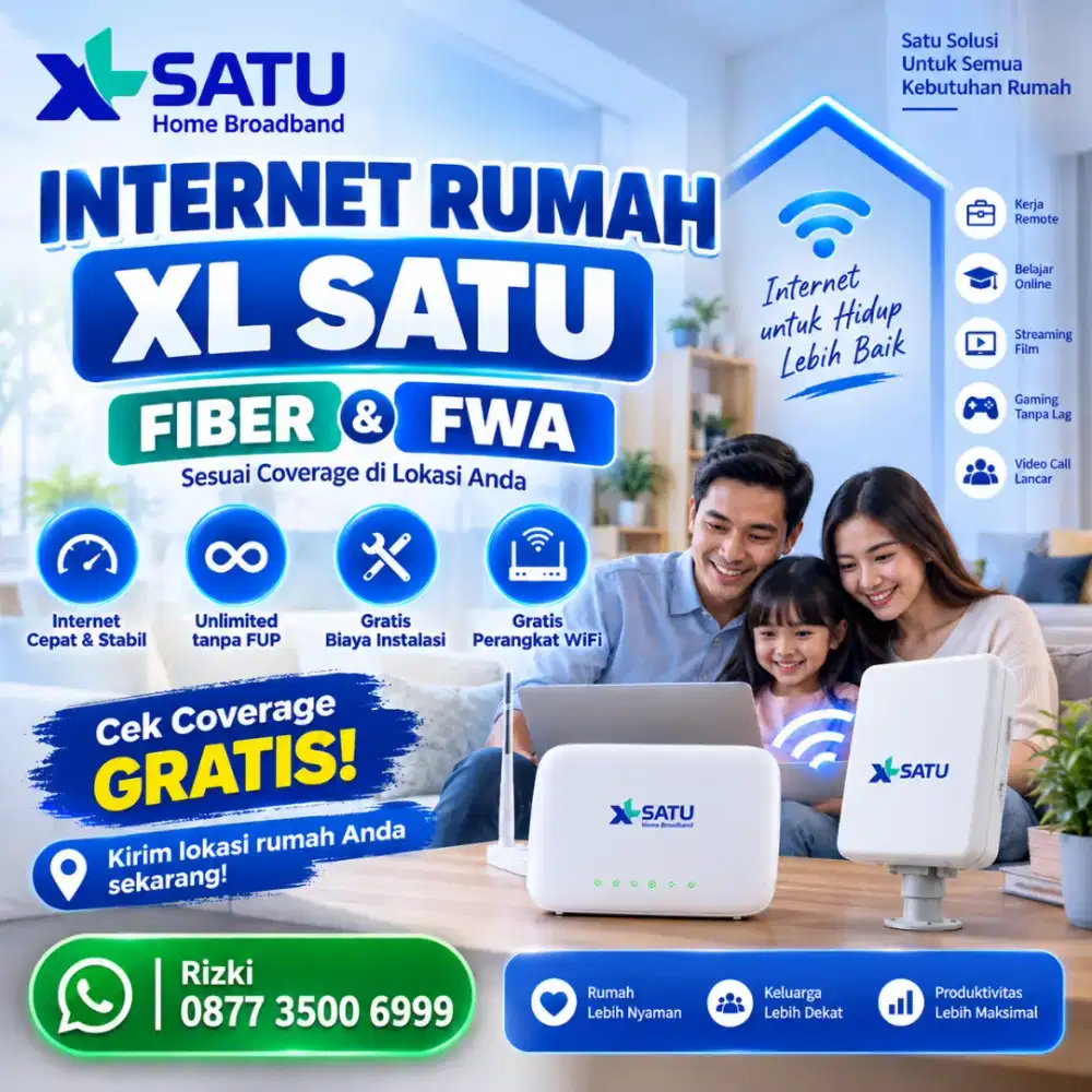 WiFi XL SATU Mulai 243 Ribuan