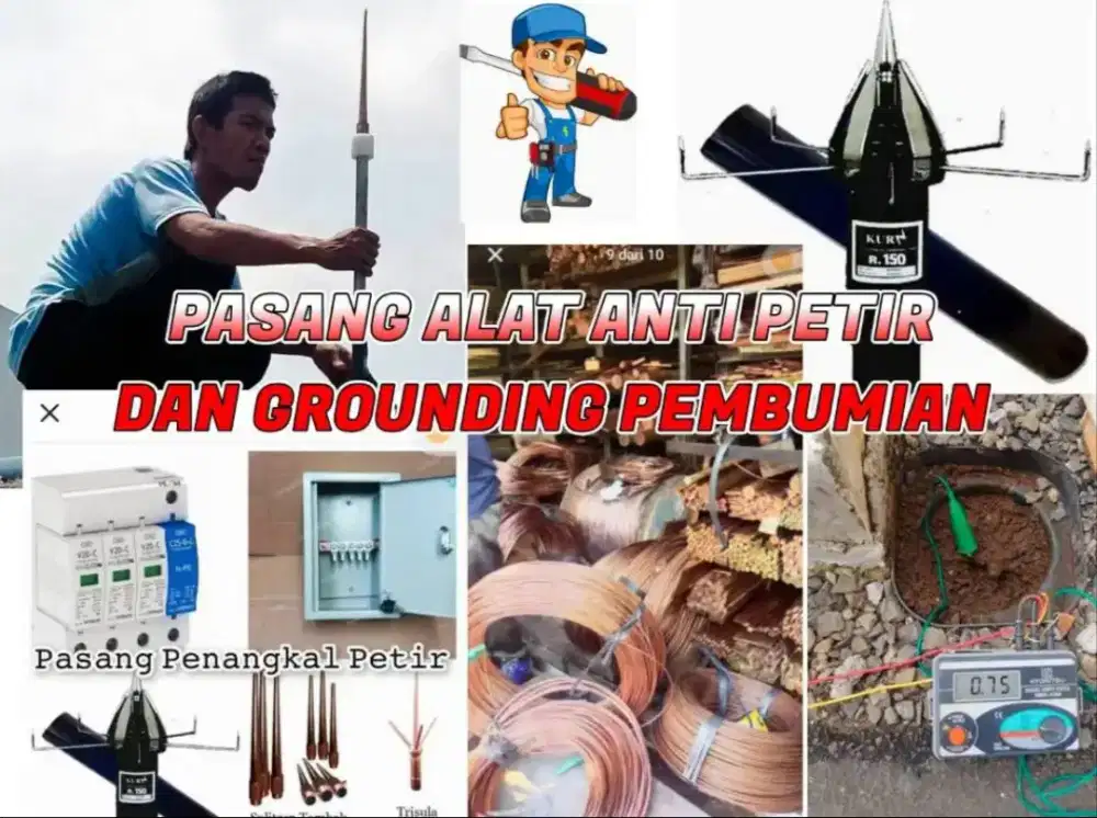 Terima Pasang Anti Petir Standar SNI
