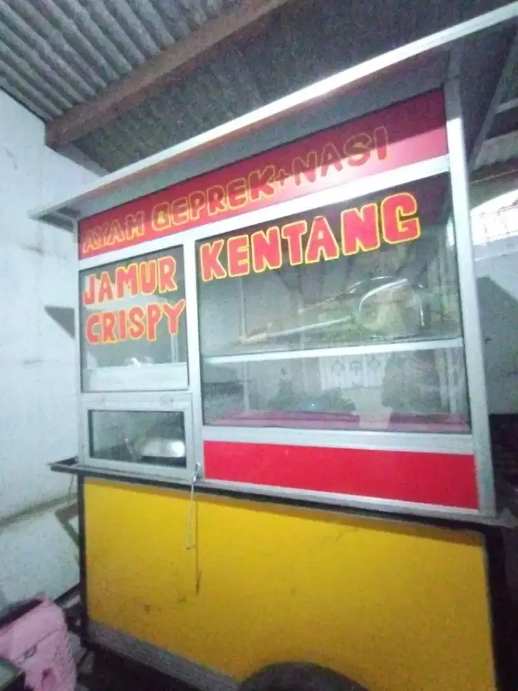 GEROBAK JUALAN ALL IN UKURAN BESAR