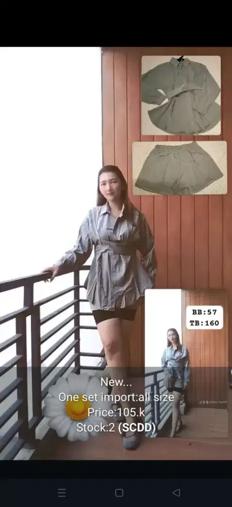 Jual baju baru sisa stock kualitas import
