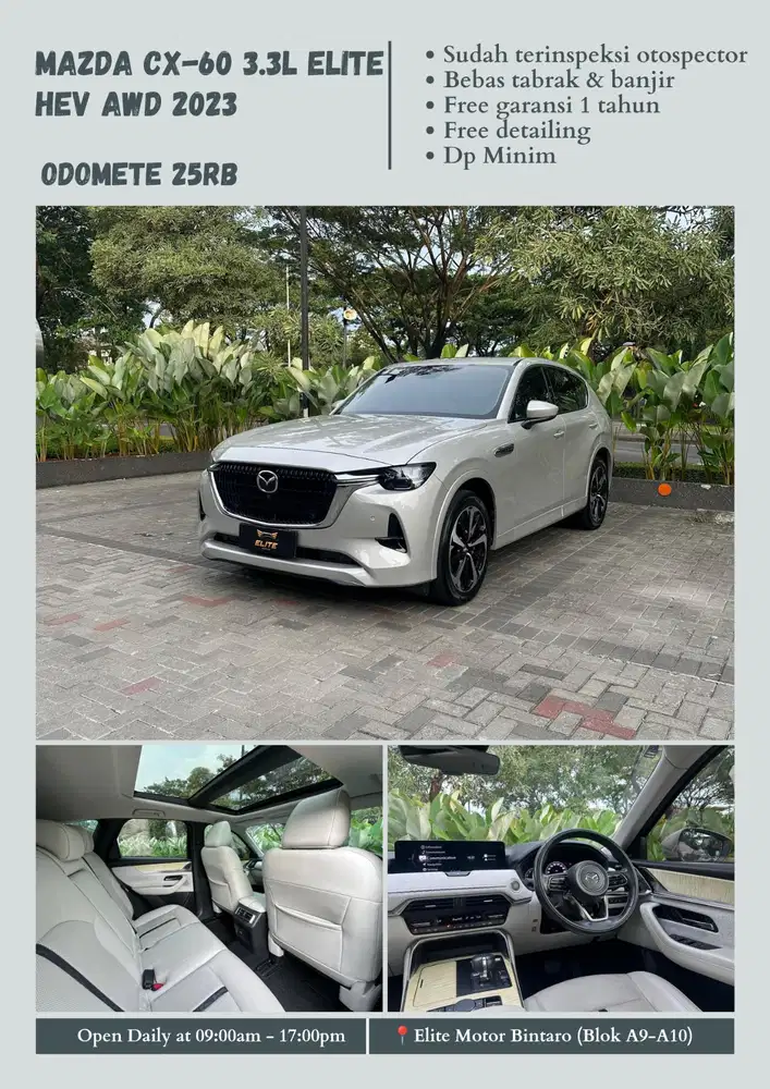 Mazda CX-60 3.3L ELITE HEV AWD 2023