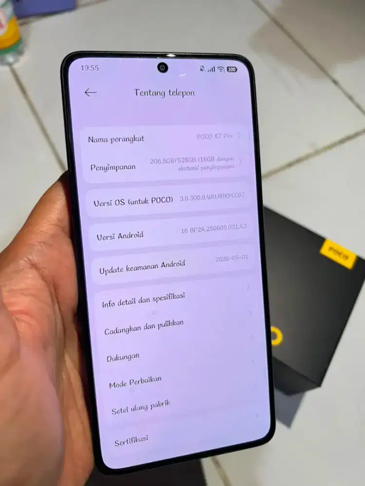 Poco x7 Pro ram 12/528gb