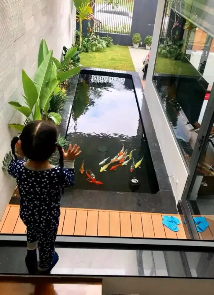 Tukang kolam koi dan Taman