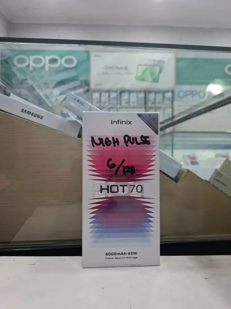 INFINIX HOT 70 6/128 NEW MURAH GARANSI RESMI