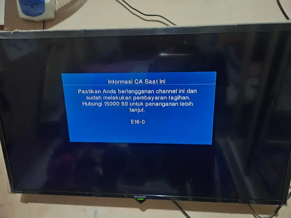 Tv merk sharp 32 inch masih bagus