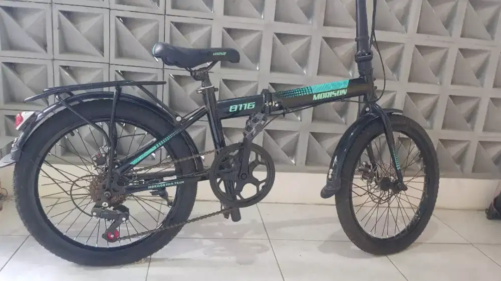 Sepeda lipat morison 20 inch 7 speed, mulus