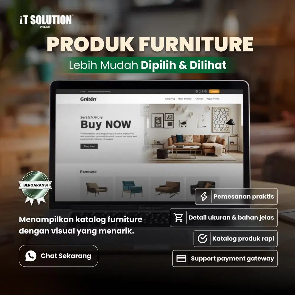 Paket Website Furniture Profesional di Sleman