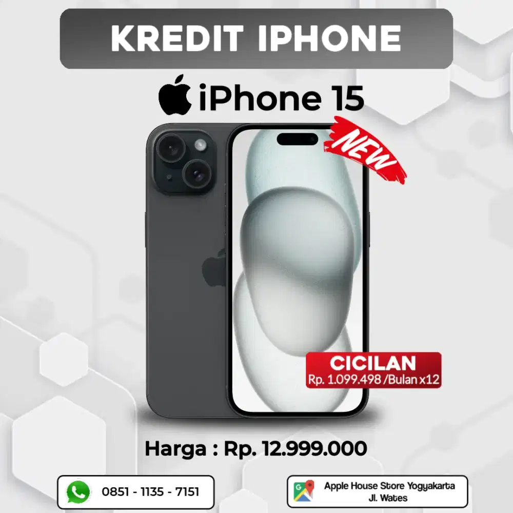 KREDIT IPHONE 15 128GB