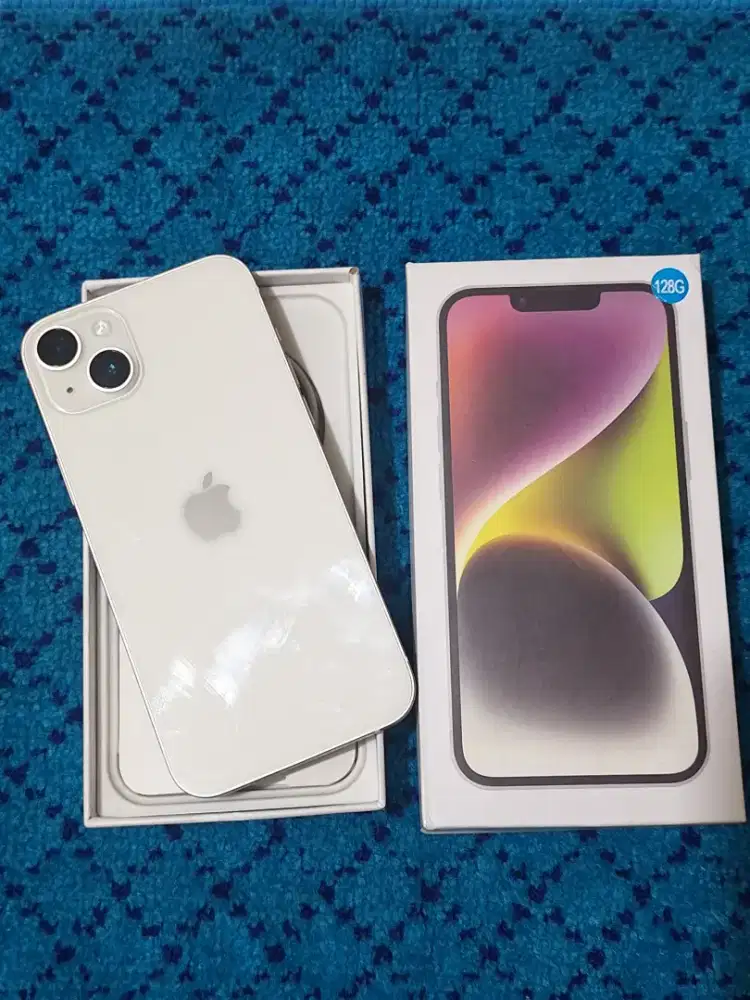 iPhone 14 plus 128gb fullset mulus no minus