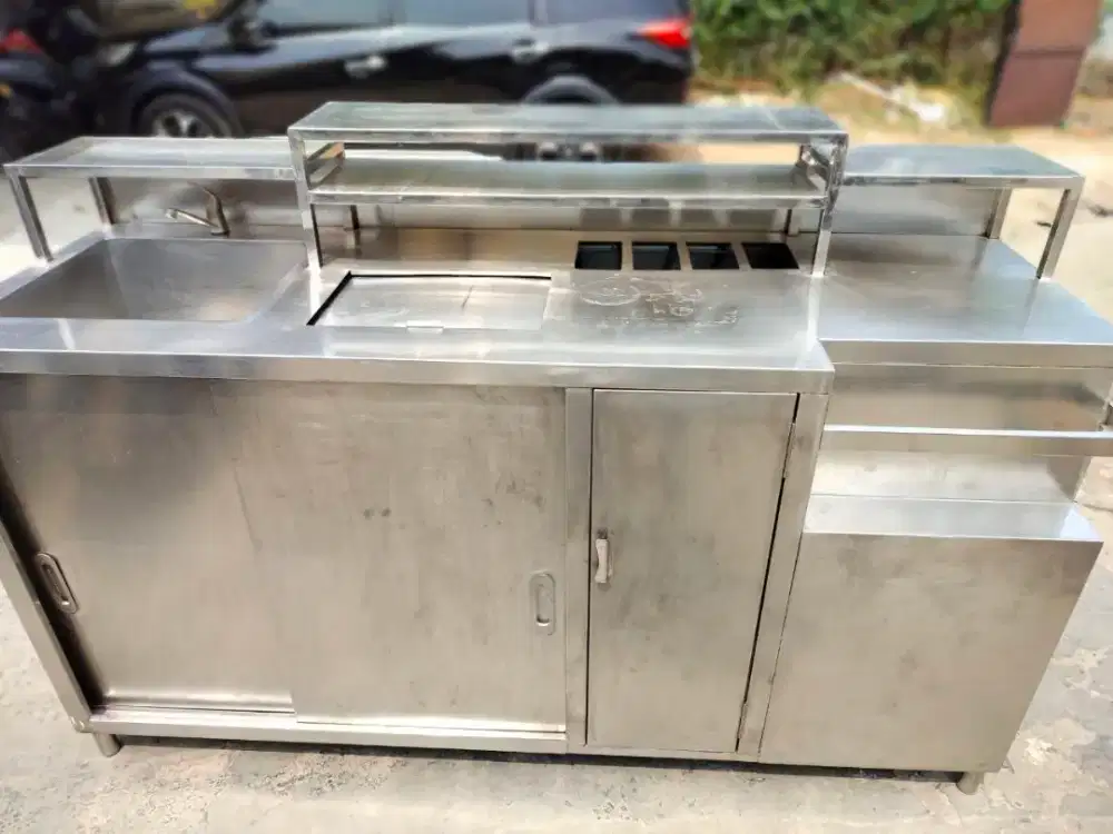 Sink Kabinet station
Pintu sledding190x63x100Uper190x25x25Sink45x40x25