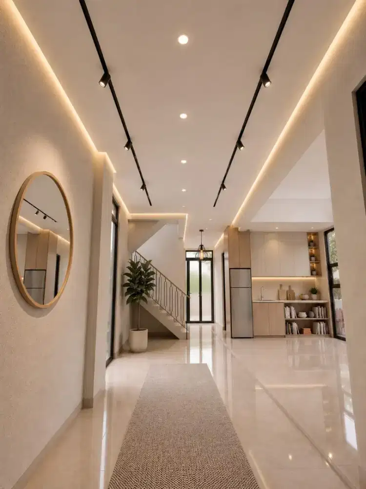 Plafon gypsum dan pvc