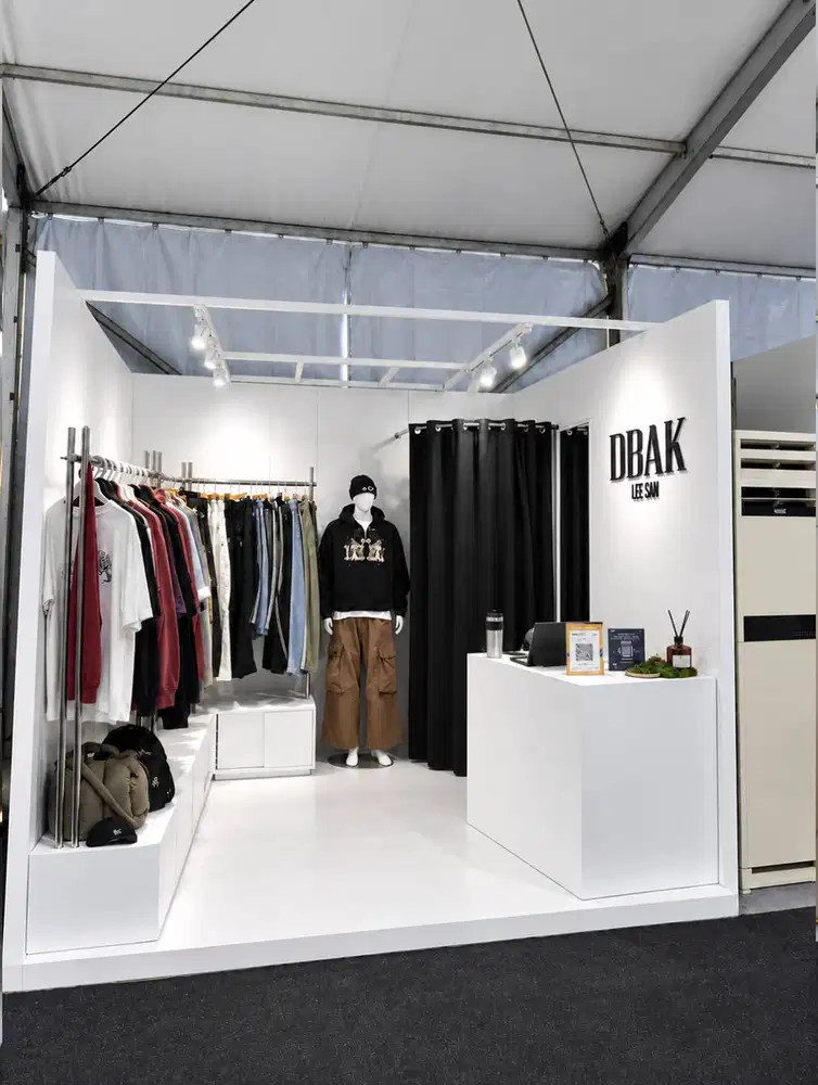 Booth Fashion 3x3m Bekas Jual Distro