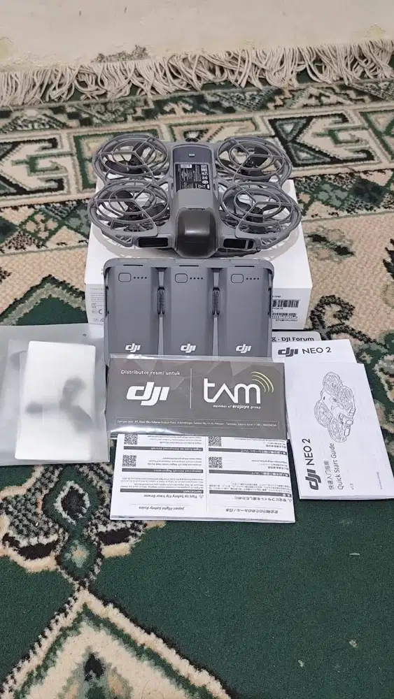[JUAL PAKET MURMER] DJI NEO 2 – LENGKAP 3 BATERAI + CHARGING HUB