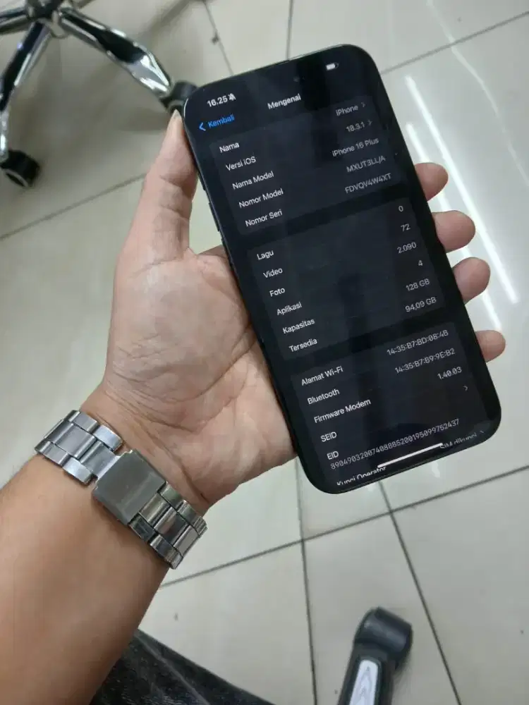 iphone 16 plus inter 128gb