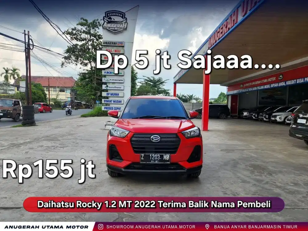 Dp5jt Rocky 2022 MT Terima Nama Pembeli