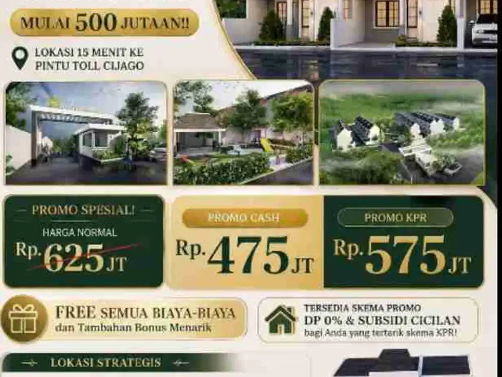 Rumah dekat Terminal Depok& Jl.Raya Bogor