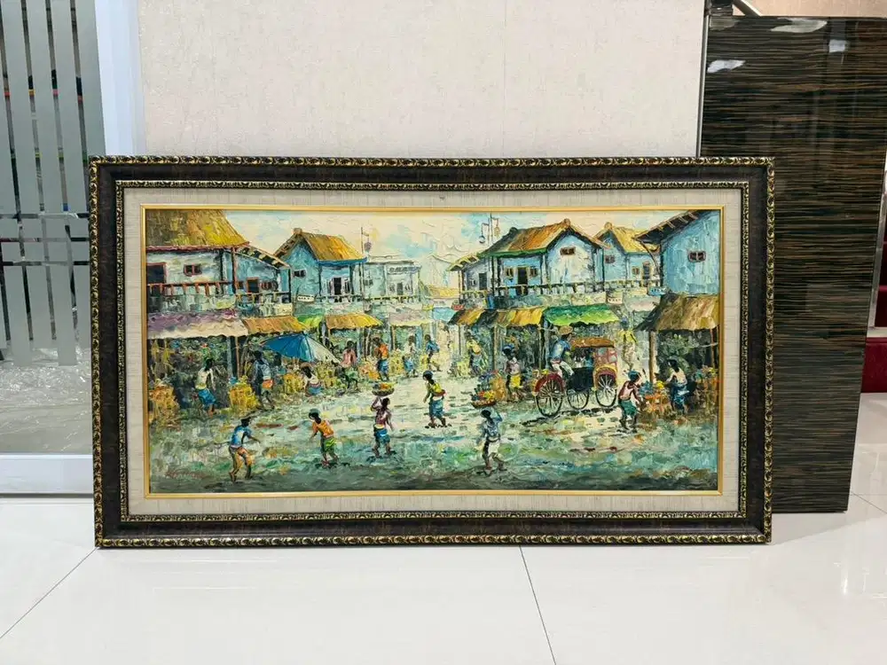 Lukisan Glory Gallery - Pasar 129x73cm