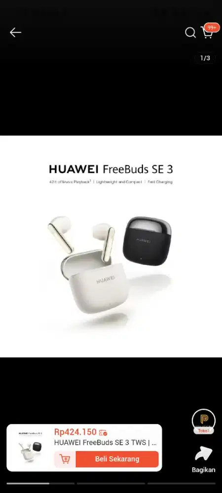 Huawei freebud se 3 black