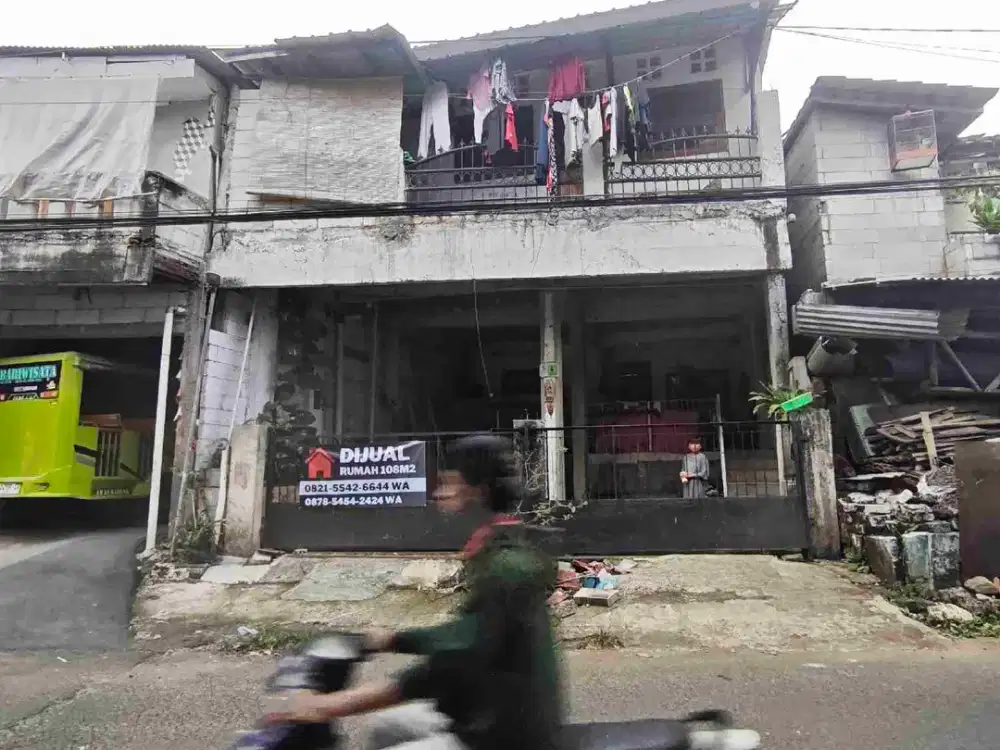 Dbwh Psrn Rumah Ruko Pinggir Jalan Raya Rancamaya Jalur Angkot 108m2 Strategis Kota Bogor