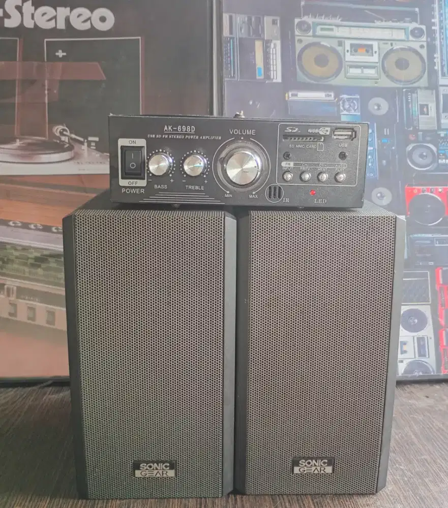 Sound speker amplifier suara mantap