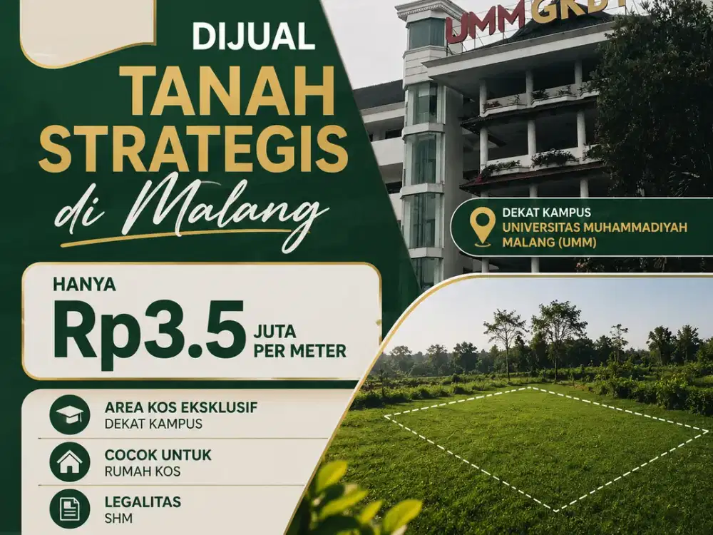 tanah dekat kota batu