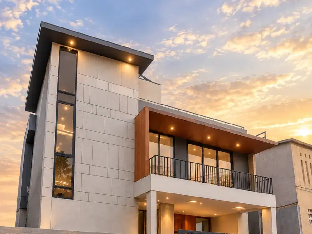 RUMAH DIJUAL HOEK 3 LANTAI NUANSA BALI DI CINERE ESTATE, DEPOK