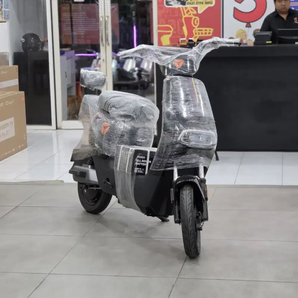 Promo sepeda listrik yadea, cod gratis ongkir dan bergaransi resmi 1th