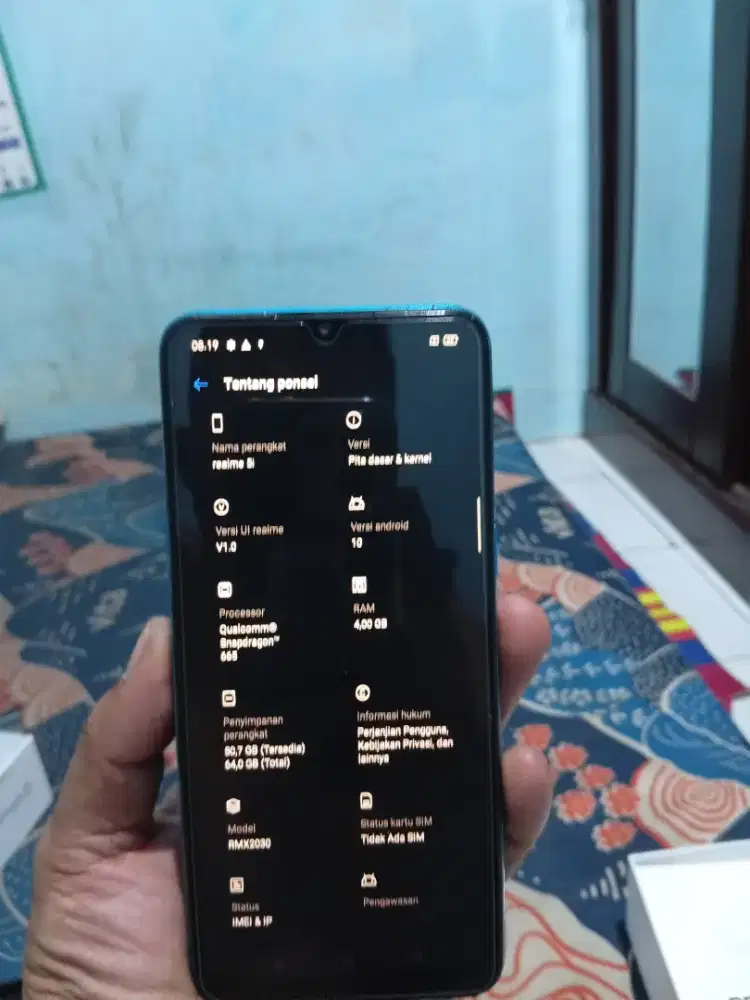 HP realme 5i bekas kondisi sesuai di pick
