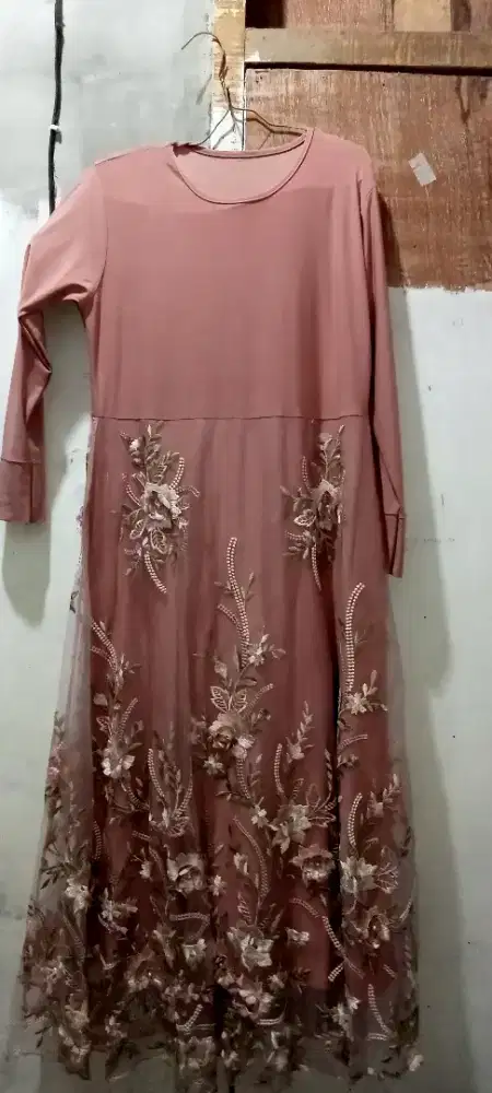 Brukat Baju gamis wanita