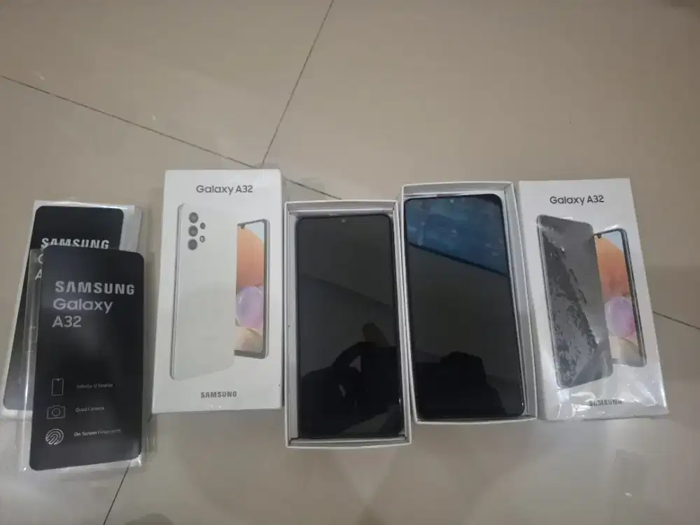 Jual cepat samsung Galaxy A32 baru lengkap dengan dus