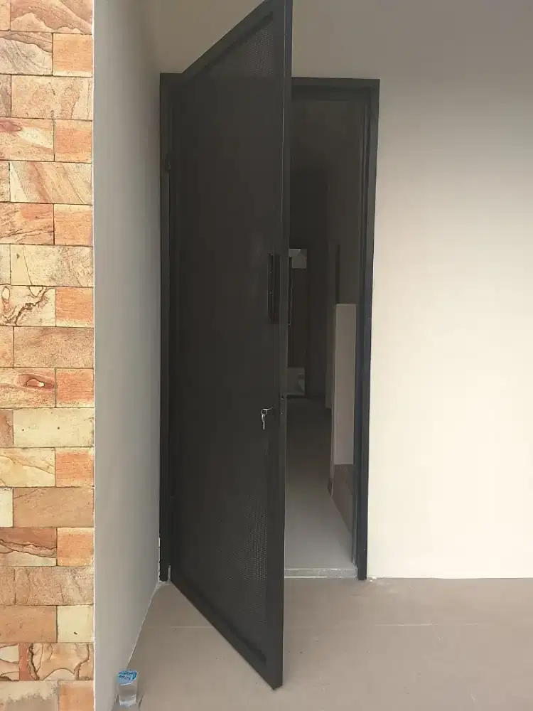 Pintu dobel plat perported grc lubang 3mm